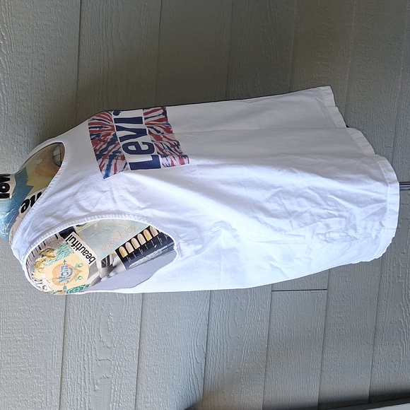 Levi's tie dye tank top athletic wear size Large - Picture 6 of 7